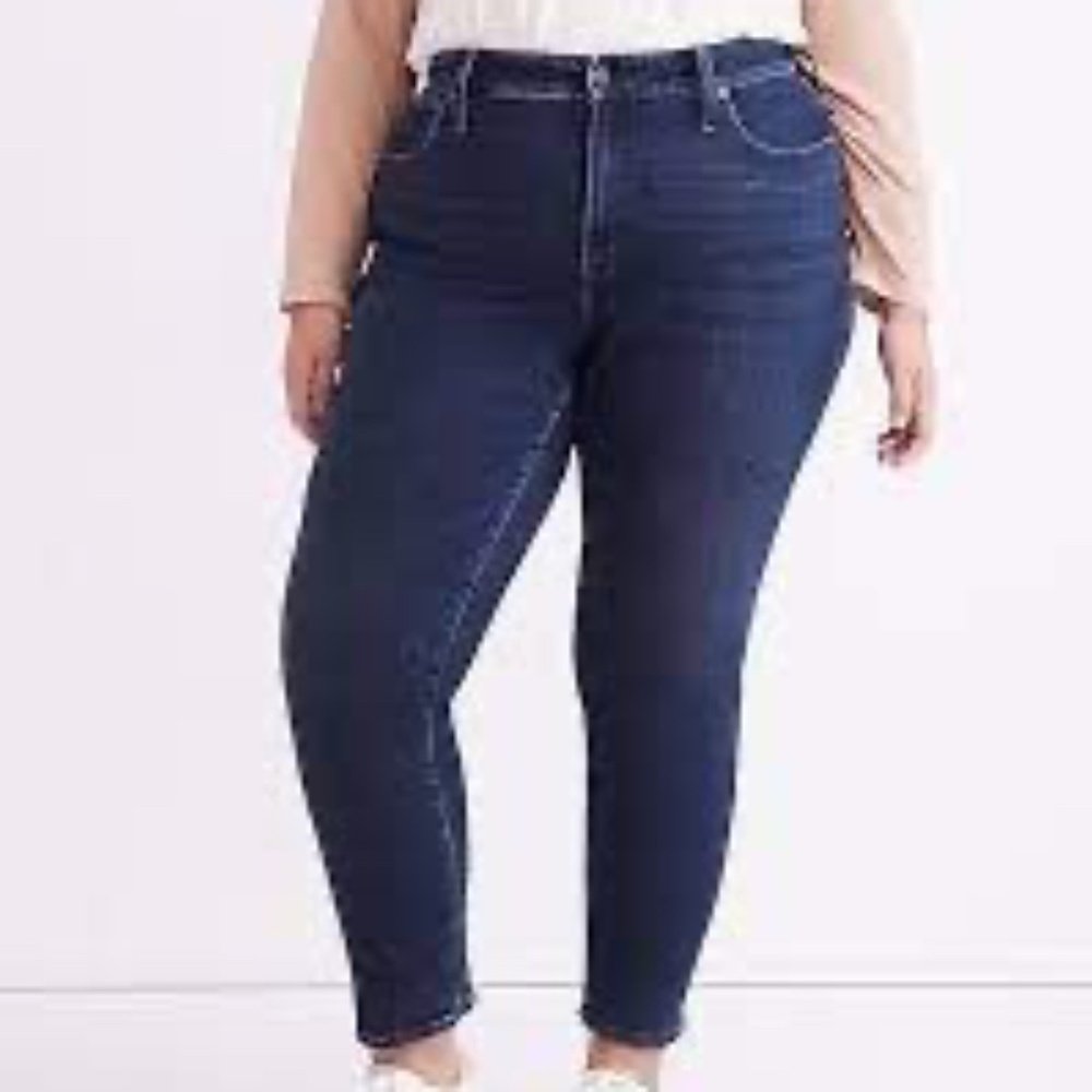 Madewell The Plus Perfect Vintage Jean in Bensley Dark Wash 24W